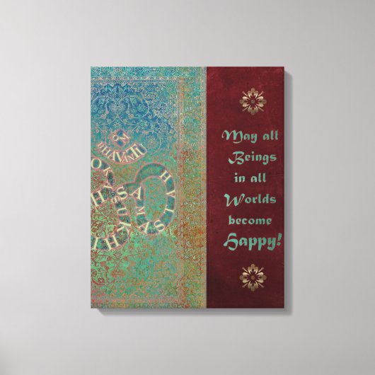JAIPUR - Wrapped Canvas Afdruk (Voorkant)