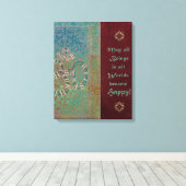 JAIPUR - Wrapped Canvas Afdruk (Insitu (Houten vloer))