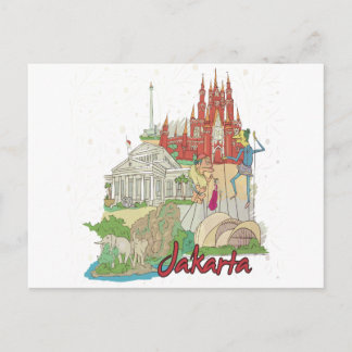 Jakarta Briefkaart