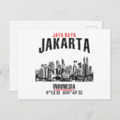 Jakarta Briefkaart (Voorkant / Achterkant)