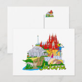 Jakarta - Indonesië.png Briefkaart (Voorkant / Achterkant)