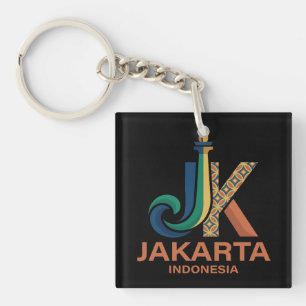 Jakarta Indonesië Zuidoost-Azië Sleutelhanger