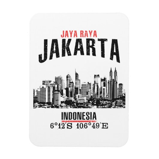 Jakarta Magneet (Verticaal)