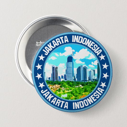 Jakarta Ronde Button 7,6 Cm (Voorkant /achterkant)