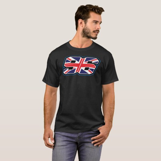 Jake Dixon Numéro 96 UK Drapeau Classic T-Shirt (Devant entier)