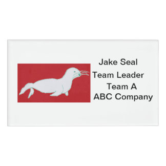 Jake Seal naamplaatje Naambadge