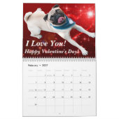 Jake the Adventure Pug 2016 Calendar Kalender (Feb 2027)