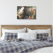 Jakob Bogdani Birds and Fruit in a Landscape Canvas Afdruk (Insitu (Slaapkamer))