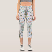 Jakuchu Peacock Feather Capri Leggings – Japanese  (Recto)