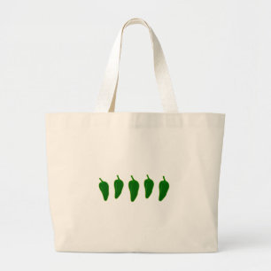 Jalapeno (Jalapeño) Peppers Logo Grote Tote Bag