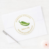 Jalapeno Jelly Étiquette | Blanc (Enveloppe)
