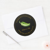 Jalapeno Jelly Étiquette | Noir (Enveloppe)