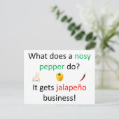 Jalapeño redone briefkaart (Staand voorkant)