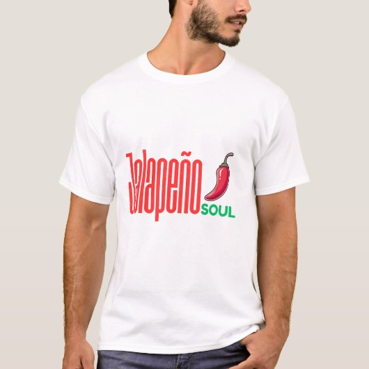 Jalapeño Soul – Bold Graphic T-Shirt with Spicy At (Voorkant)
