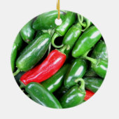 jalapeno vakantiegornament keramisch ornament (Achterkant)