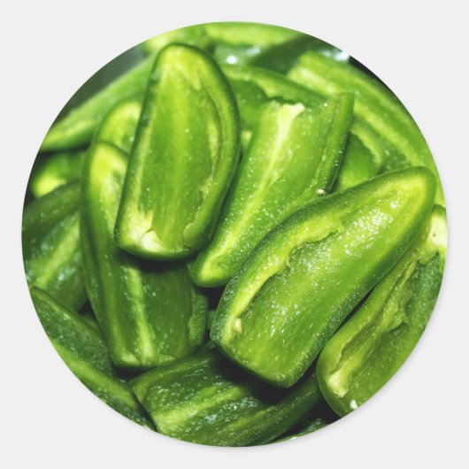 Jalapenos DeSeeds Ronde Sticker (Voorkant)