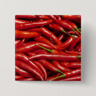 Jalapenos Vierkante Button 5,1 Cm