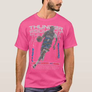 Jalen Williams Basketball Art Thunder T-shirt