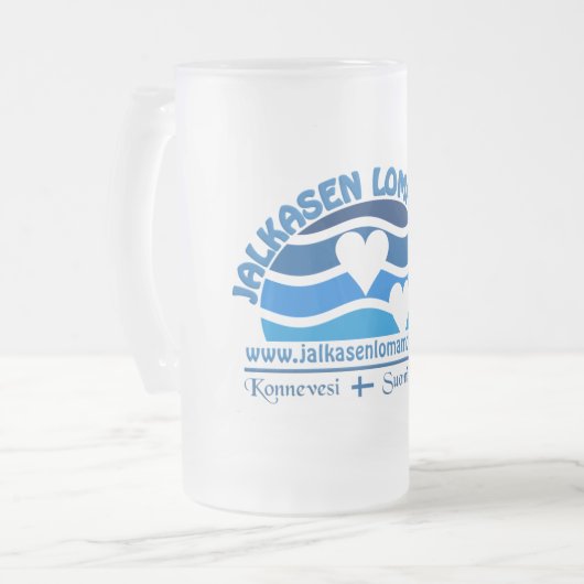 Jalkasen Lomamökit mok - kies stijl en kleur (Voorkant links)