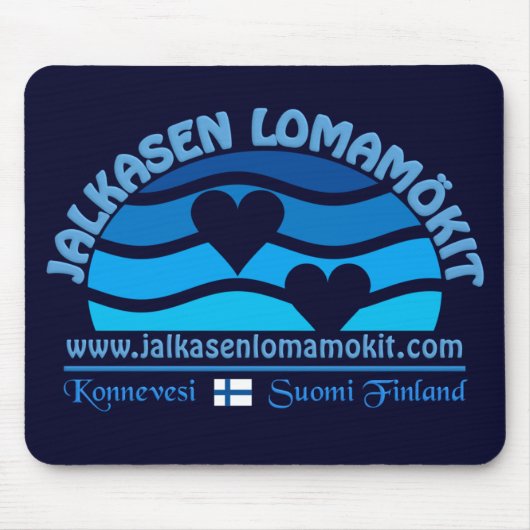Jalkasen Lomamökit mousepad Muismat (Voorkant)
