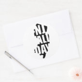jallday ronde sticker (Envelop)