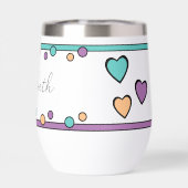 Jalon anniversaire 30e nom orange vert (Arrière)