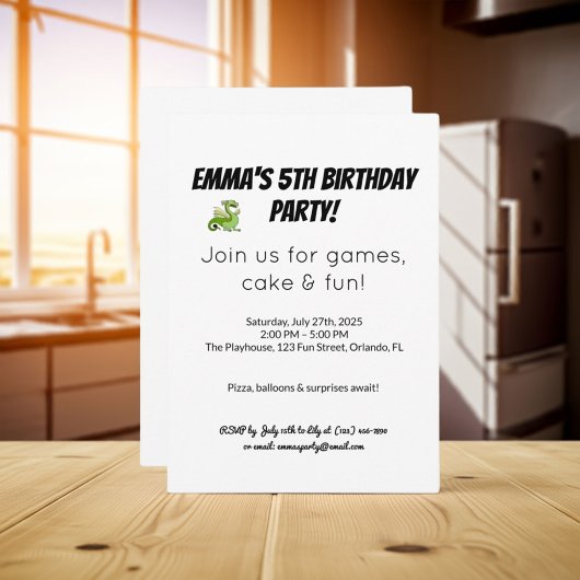 Jalons Anniversaire Invitations : 50ème-90ème !