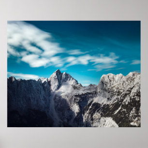 Jalovec-berg in Slovenië Poster