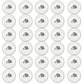 Jam de bleuets 2" Mason Jar Étiquette standard (Devant)