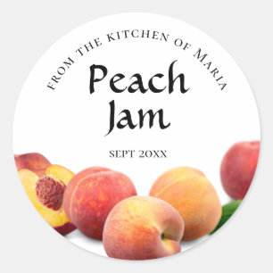 Jam de pêche Étiquette rond en canne
