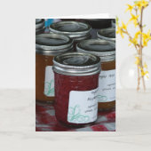 Jam en Gelei Kaart (Gele Bloem)