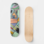 "Jam in Brooklyn" van Ruchell Alexander (detail) Skateboard (Voorkant)