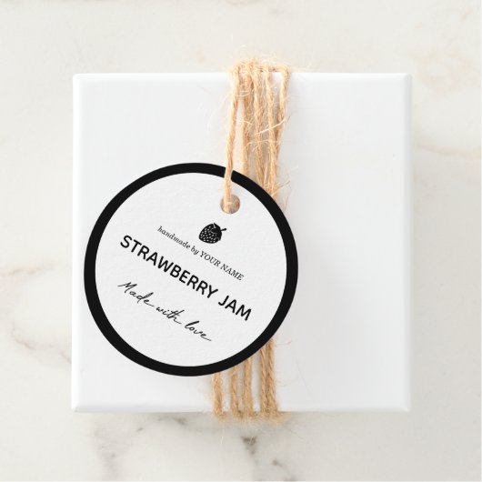 Jam Jar Hang Label Packaging Design (In situ)