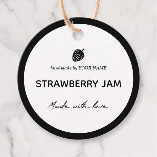 Jam Jar Hang Label Packaging Design (Voorkant)