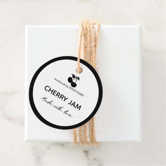 Jam Jar Hang Label Packaging Design (In situ)