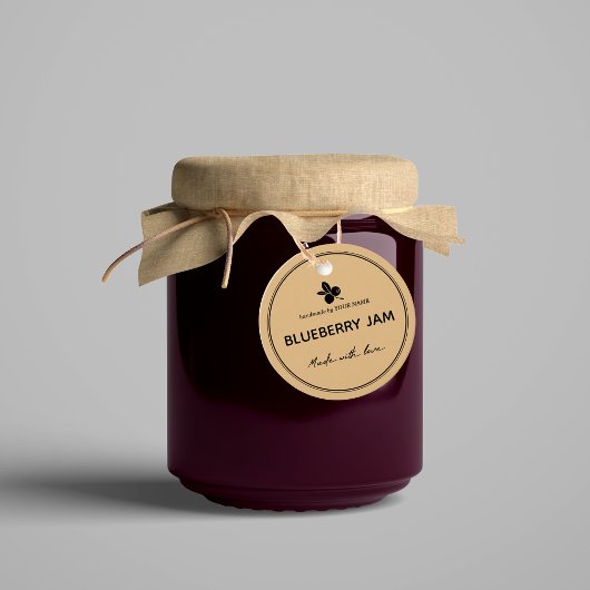 Jam Jar Hang Label Packaging Design