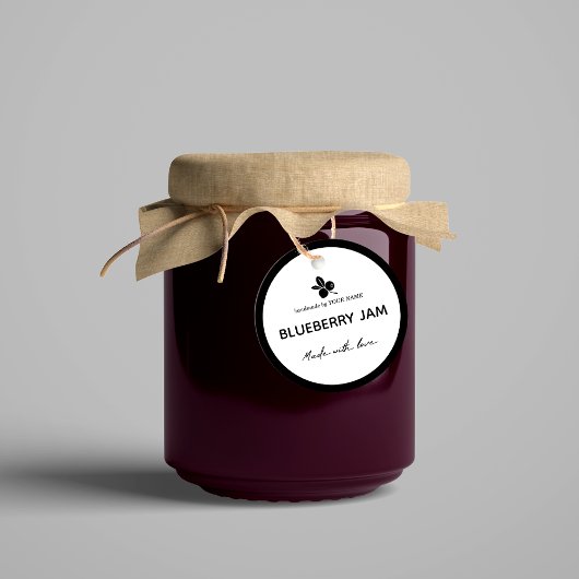 Jam Jar Hang Label Packaging Design