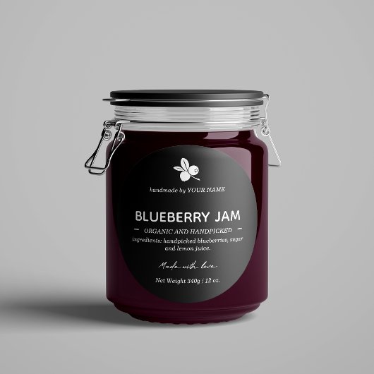 Jam Jar Label Packaging-ontwerp