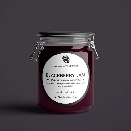 Jam Jar Label Packaging-ontwerp