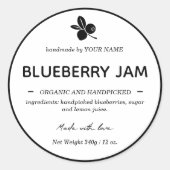 Jam Jar Label Packaging-ontwerp (Voorkant)