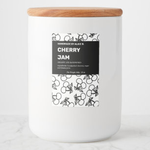 Jam Jar Label Packaging-ontwerp Voedselcontainer Etiket