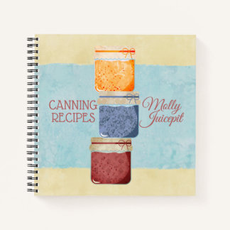 Jam Jars home conserven van gepersonaliseerd kookb Notitieboek