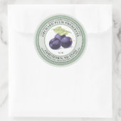 Jam Jelly Étiquette de confiture de prune de verge (Sac)