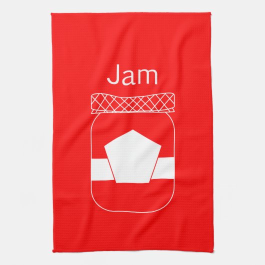 "Jam" Kitchen Tea Towel Theedoek (Verticaal)
