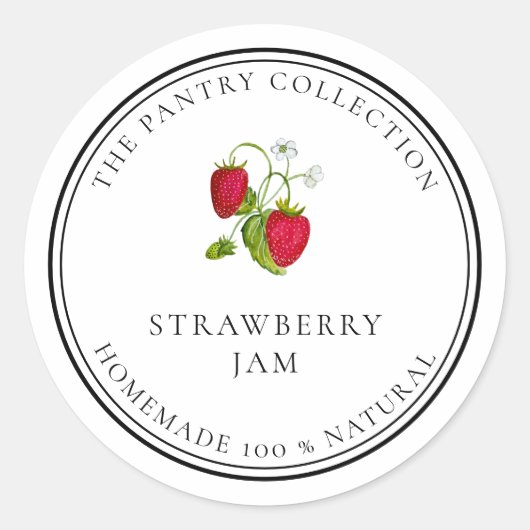 Jam labels, Jar labels, pantry labels (Voorkant)