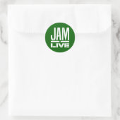 Jam Logo Sticker - Groen (Tas)