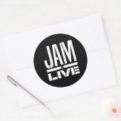 Jam Logo Sticker - Zwart (Envelop)