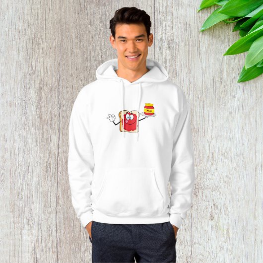 Jam on Toast Happy Face Hoodie