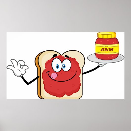 Jam op Toast Poster (Voorkant)