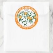 Jam orange maison | Étiquettes de Jar Food (Sac)